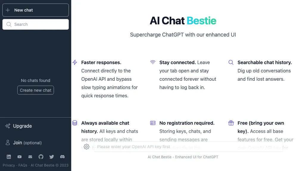 AI Chat Bestie AI Tool