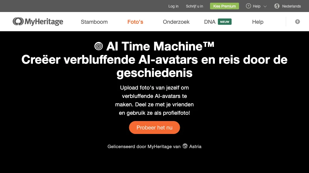 AI Time Machine AI Tool