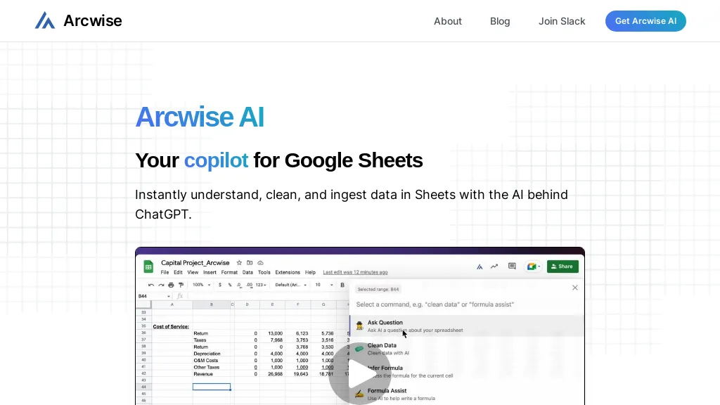 Arcwise AI AI Tool