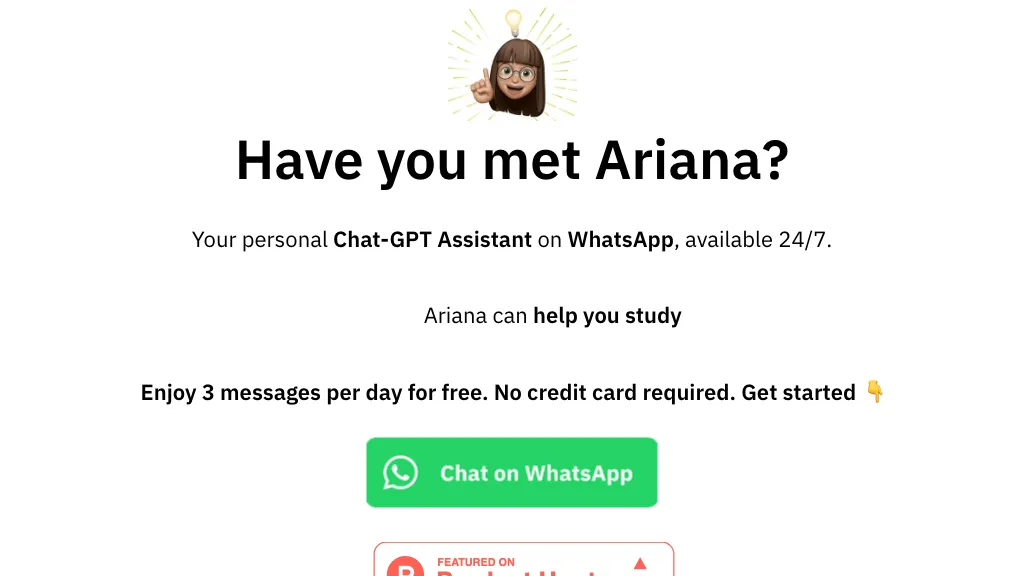 Ariana AI AI Tool