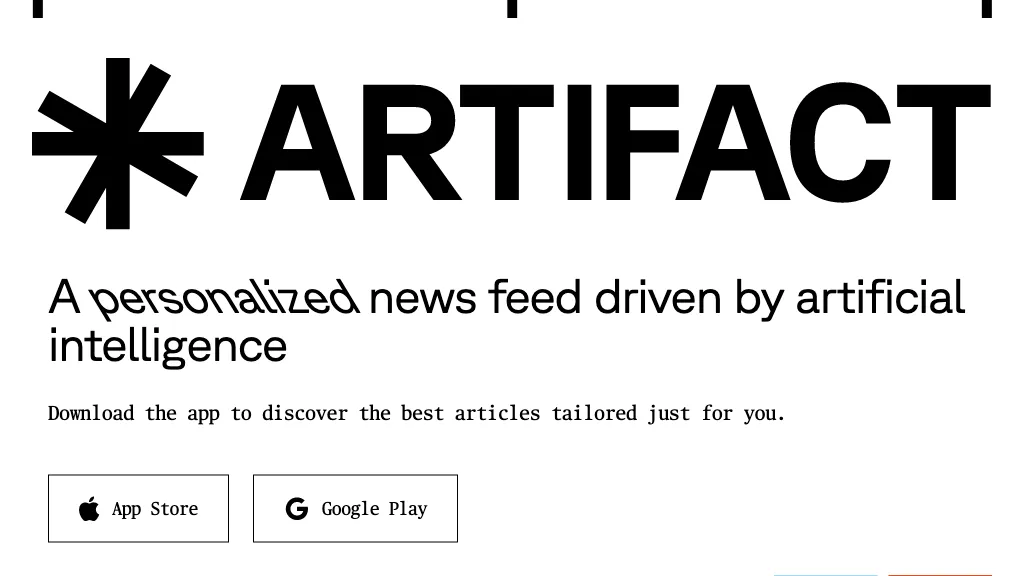 Artifact News AI Tool