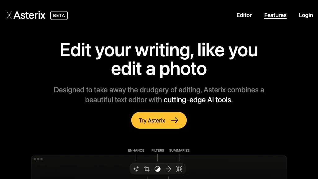 Asterix Writer AI Tool