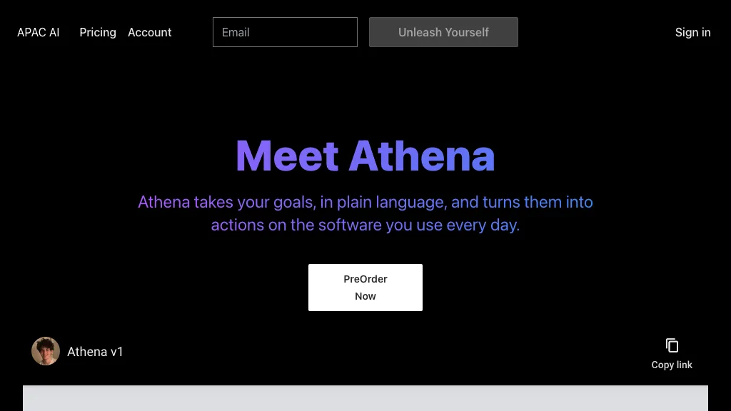 Athena AI Tool