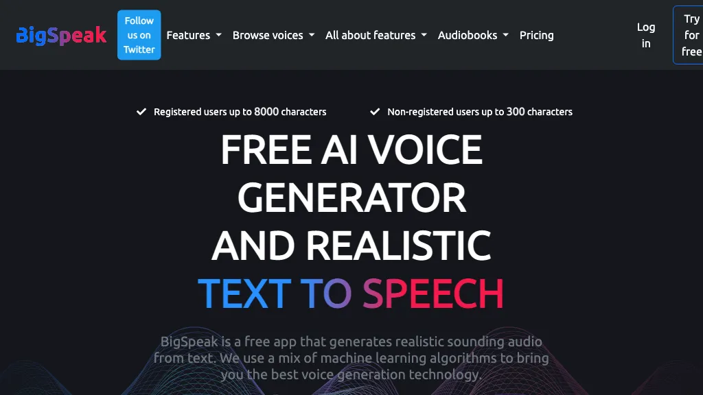 Big Speak AI Tool