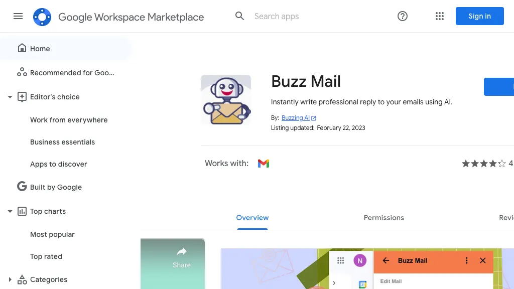 Buzz Mail AI Tool
