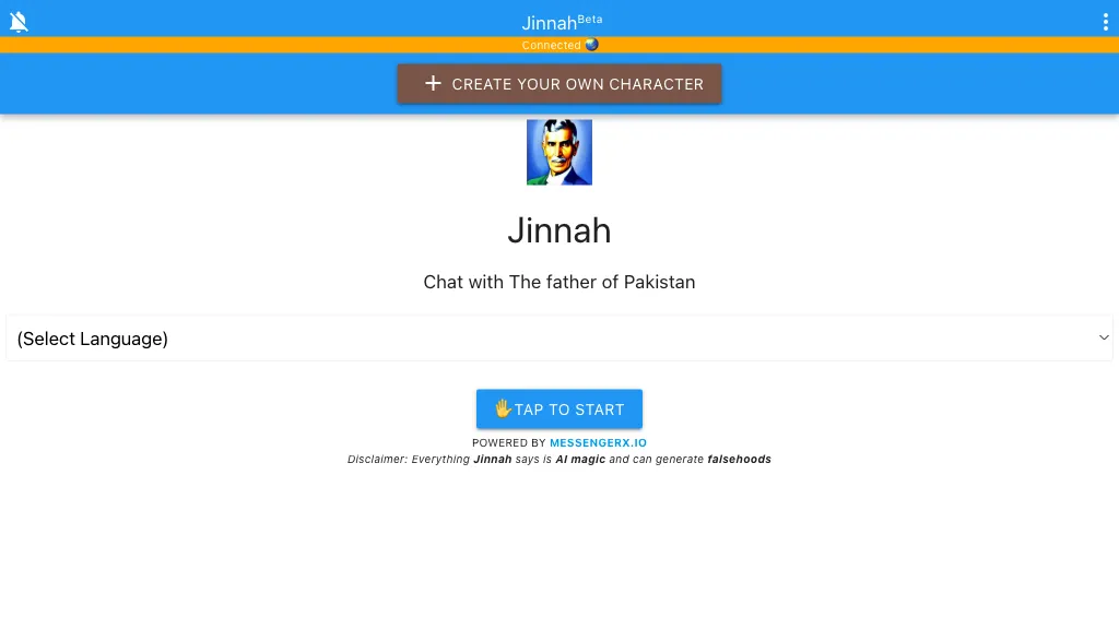 Chat with Jinnah AI Tool