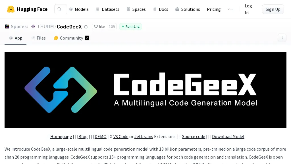 CodeGeex AI Tool