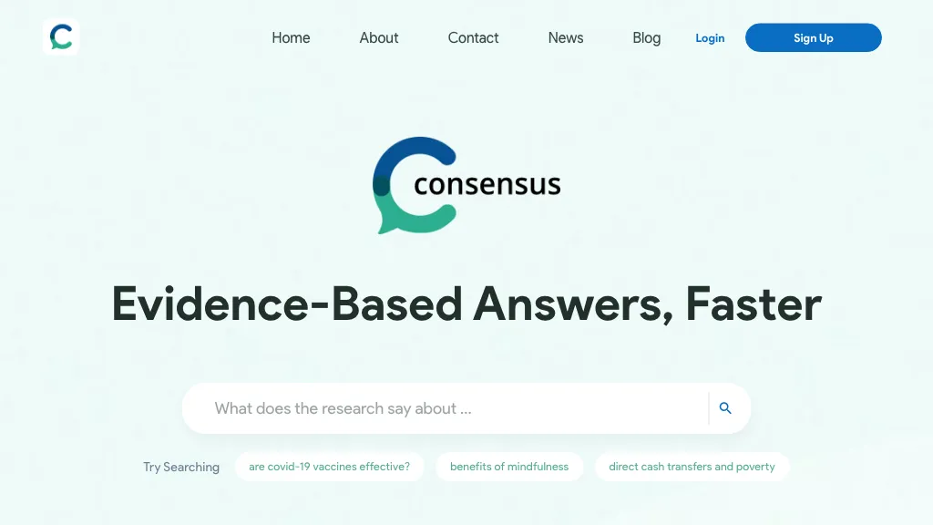 Consensus AI Tool