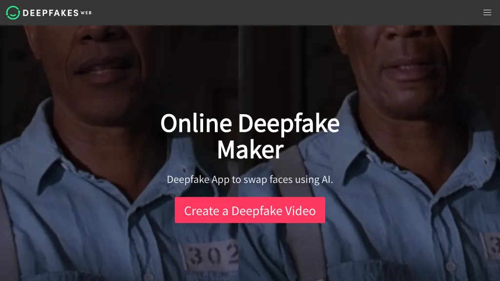 Deepfakesweb AI Tool