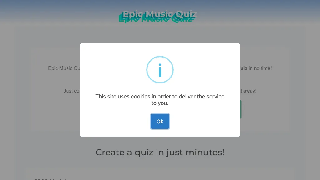 EpicMusicQuiz AI Tool