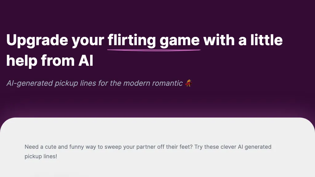Flirtify AI Tool