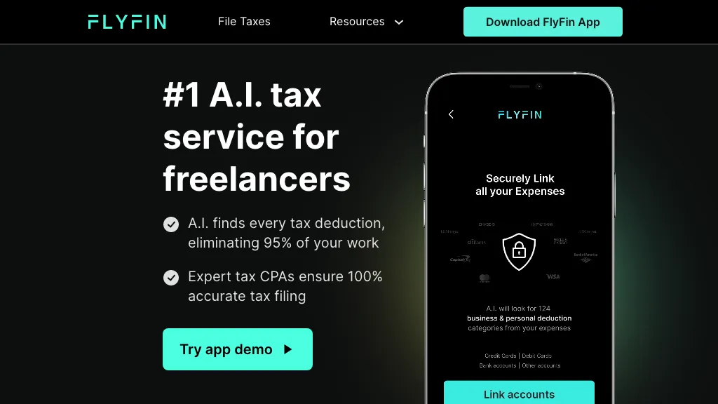 Flyfin tax AI Tool