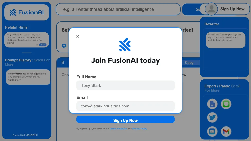 Fusion AI Tool