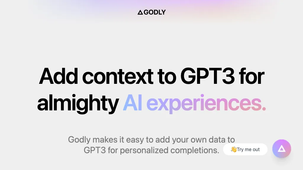 Godly AI Tool
