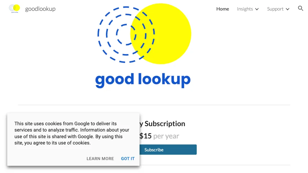 Goodlookup AI Tool