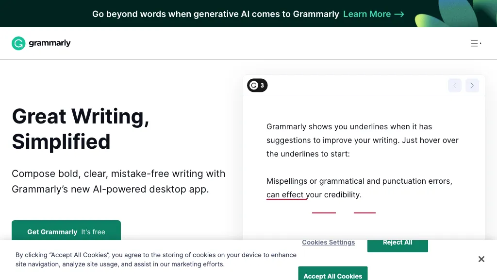 Grammarly AI Tool