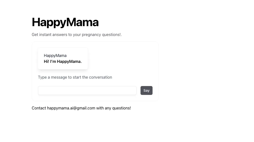 Happy Mama AI Tool