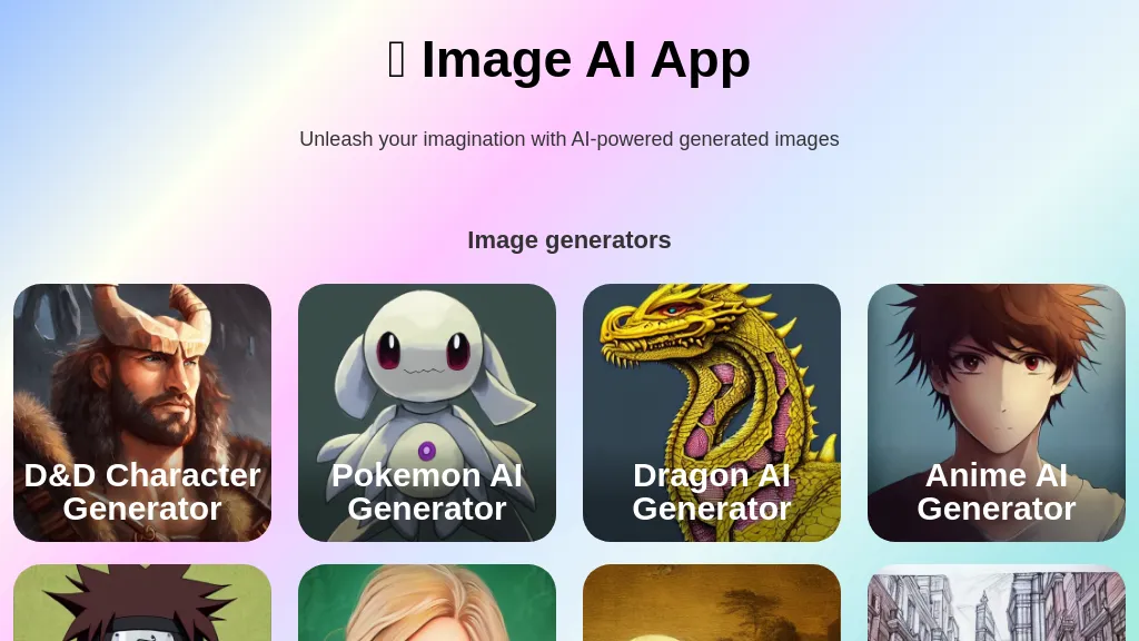 Image AI App AI Tool