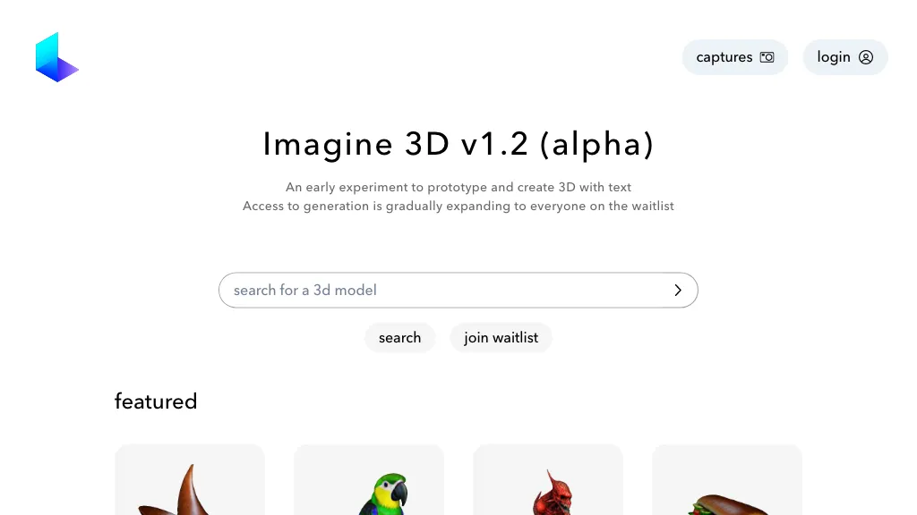 Imagine 3D AI Tool