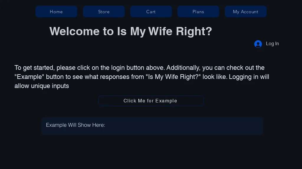 Is my wife right AI Tool