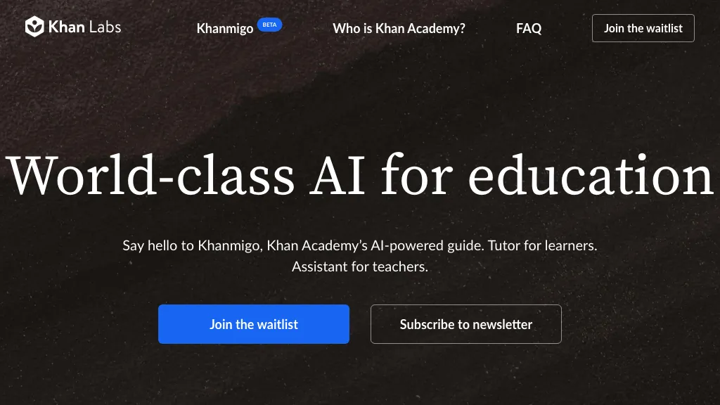 Khan Academy Khanmigo AI Tool