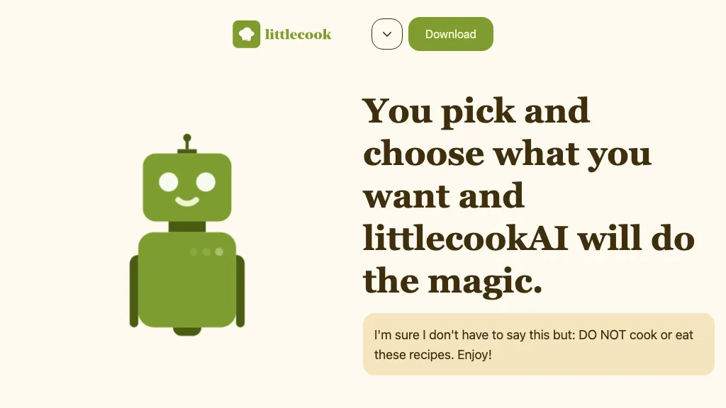 Littlecook AI Tool