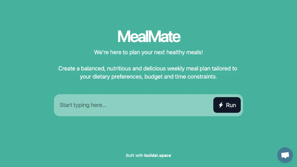 MealMate AI Tool