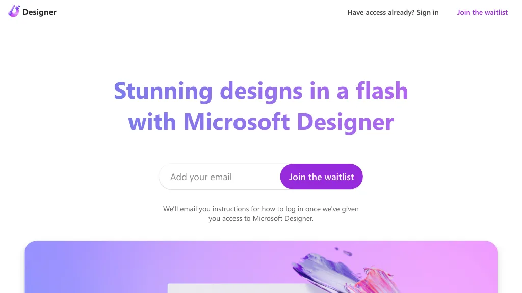 Microsoft Designer AI Tool