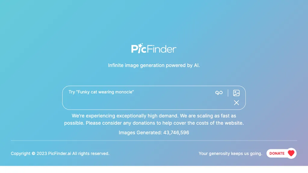 PicFinder AI Tool