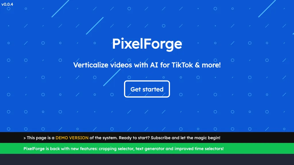 PixelForge AI Tool