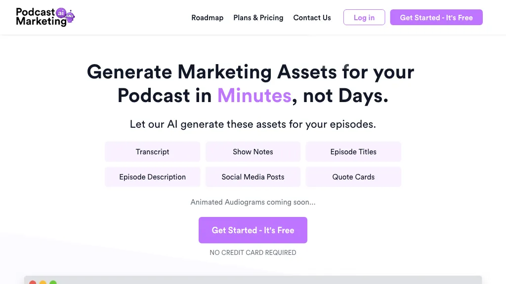 Podcast Marketing AI AI Tool