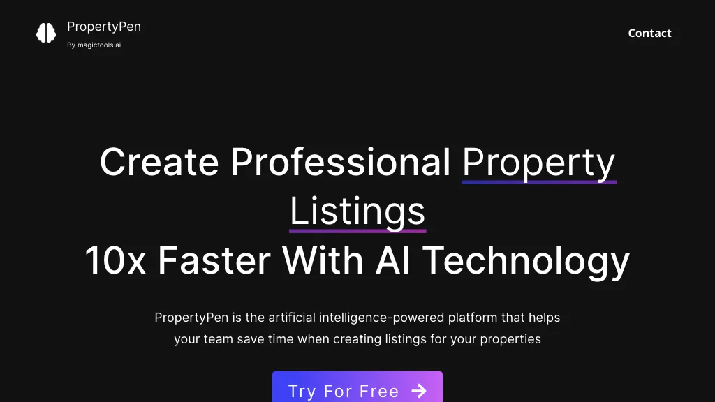 PropertyPen AI Tool