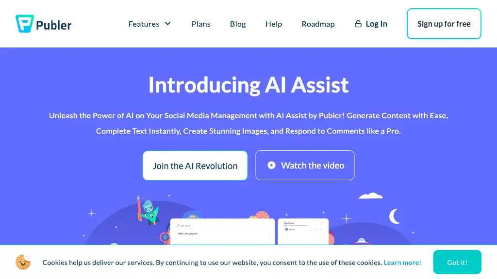 Publer AI Assist AI Tool
