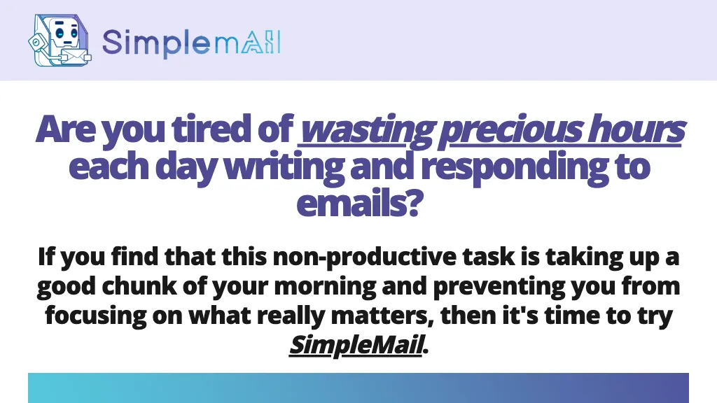 SimpleMail AI Tool