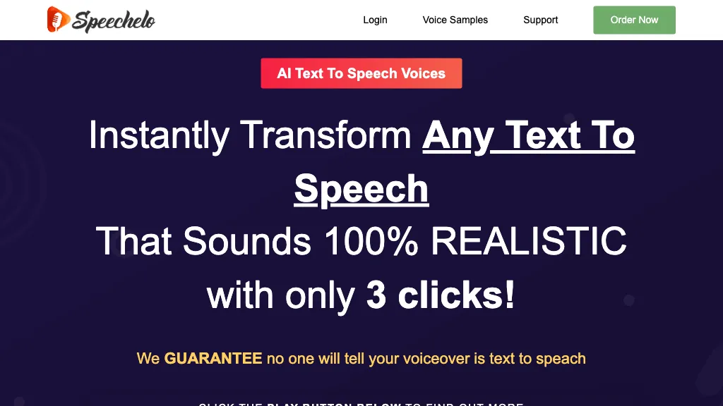 Speechelo AI Tool