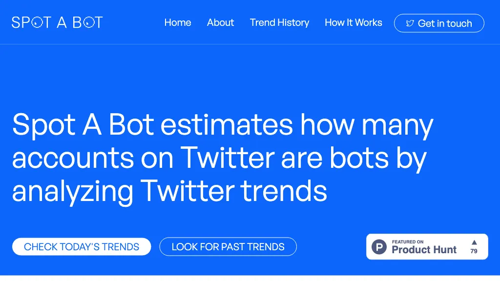 Spot a Bot AI Tool