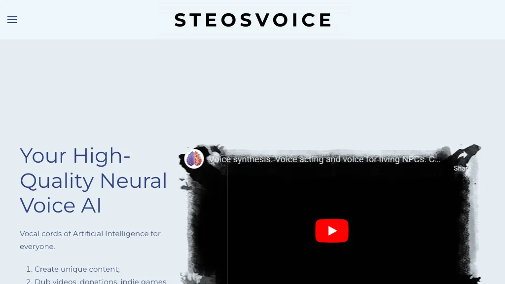 SteosVoice AI Tool