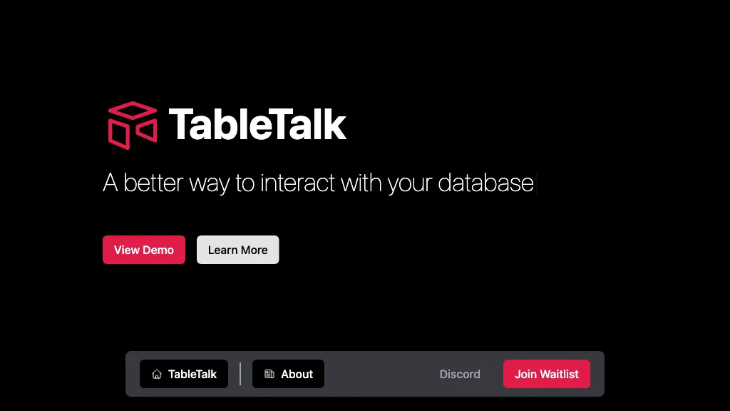 TableTalk AI Tool