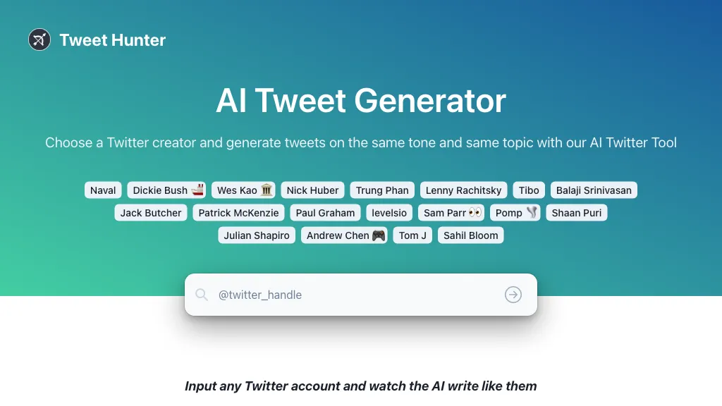 Tweethunter AI Tool