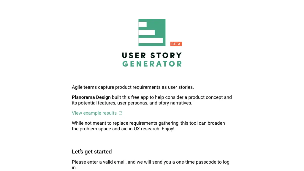 User Story Generator AI Tool