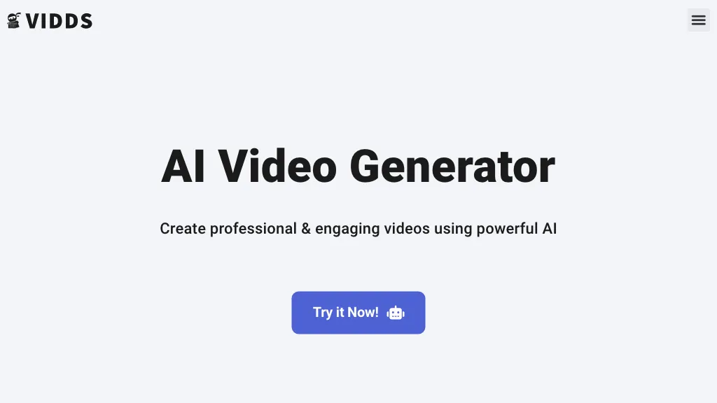 Video Generator by Vidds AI Tool