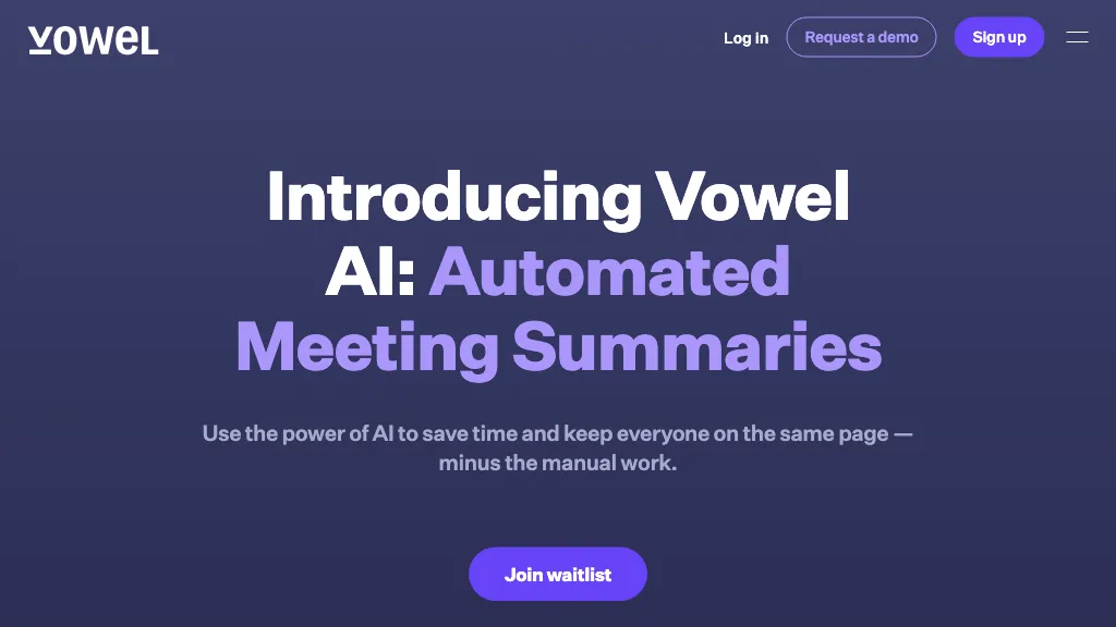Vowel AI Tool
